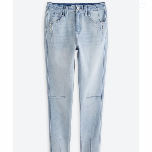 Light Blue Women's Jeans - Picture 1 of 8